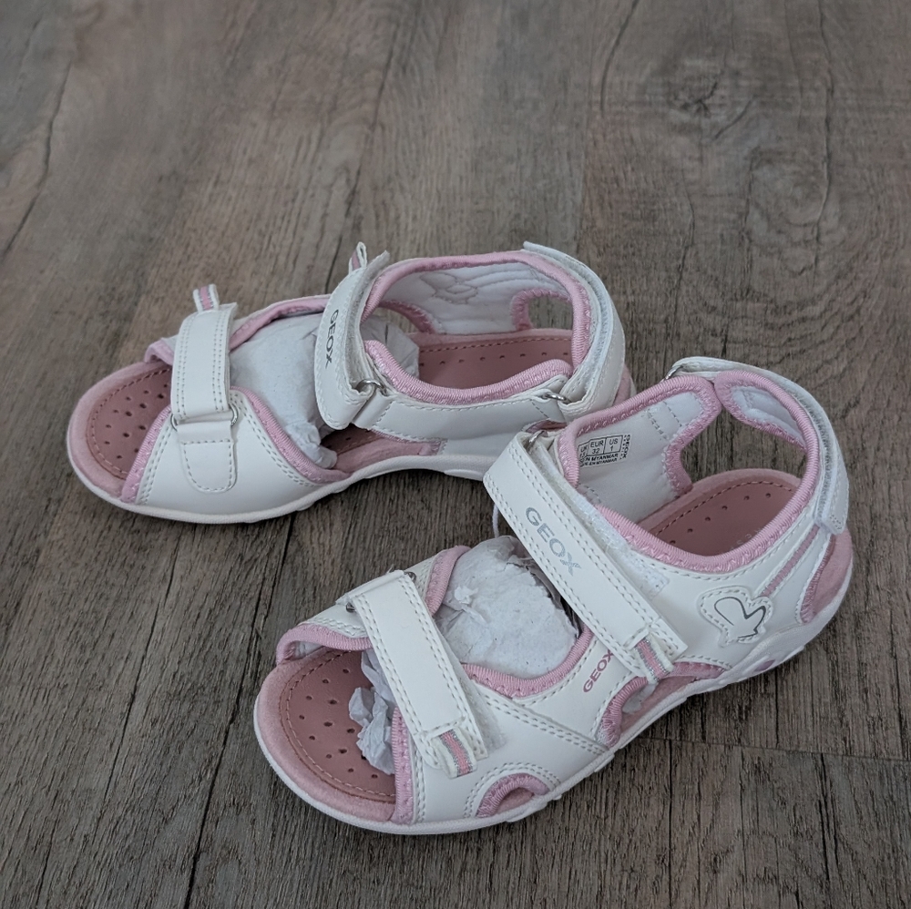 Geox Girl Leather Sandals NEW